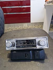 Autoradio epoca Philips FM cromata funzionante