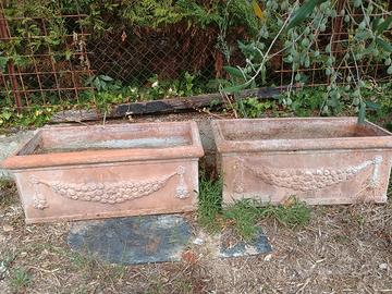 Fioriere in terracotta Impruneta 