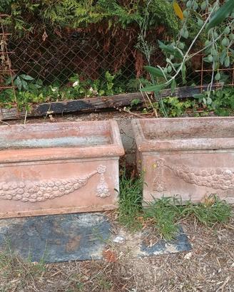 Fioriere in terracotta Impruneta 