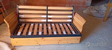 divano letto in pino