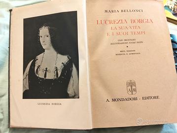 M.Bellonci Lucrezia Borgia 6 ed.1942
