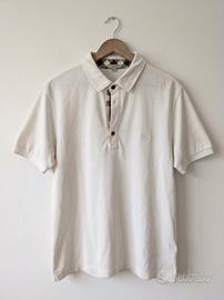 Polo Burberry Brit Vintage Nova Check Panna Tg XL
