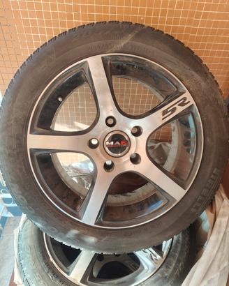 Set 4 Cerchi in lega MAK 16"+Gomme Pirelli  al 70%