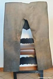 Pantaloni uomo crosta di pelle