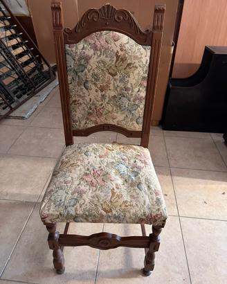 Sedia in legno vintage