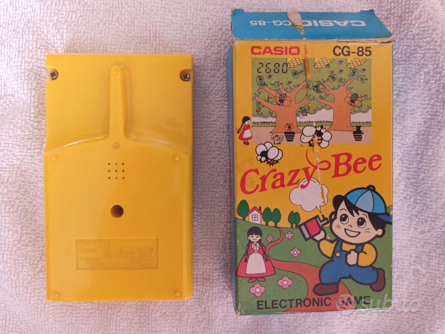 CASIO CRAZY BEE CG-85 (1984) gioco elettronico+box - Collezionismo
