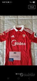 Maglia Calcio Match Worn Siviglia FC Adidas