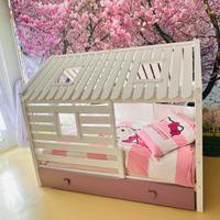 Letto casetta con scivolo Robin Befara