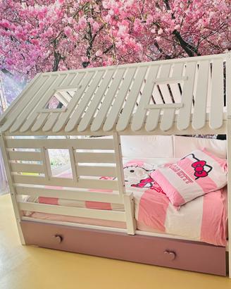 Letto casetta con scivolo Robin Befara