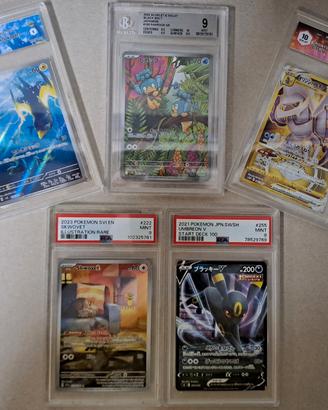 Lotto Carte Pokemon Gradate