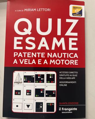 Libro quiz esame patente Nautica Il FRANGENTO NUOV