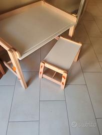 Scrivania + sgabello
