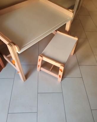 Scrivania + sgabello
