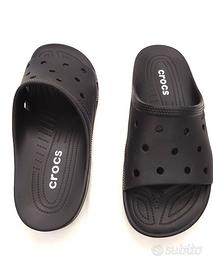 Ciabatte Crocs saturday slide come nuove n. 43-44