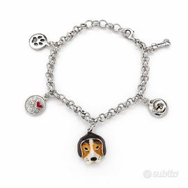 BRACCIALE ARGENTO 925 I LOVE DOGS