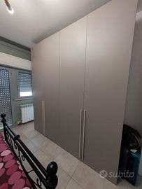 Armadio 4 ante Doimo Cityline color tortora