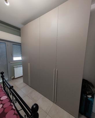 Armadio 4 ante Doimo Cityline color tortora
