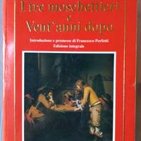 N. 2 volumi Dumas con saga de:I tre Moschettieri