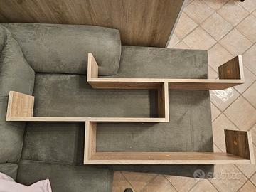 set 3 mensole sovrapposte - nuove