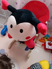 Dondolo Coccinella per bambini 