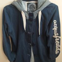 felpa donna Acquafredda, tg M colori blu e grigia 