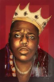 The Notorious B.I.G. Dipinto Opera Unica Hip Hop