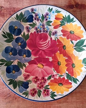 piatto Friulano decorato a mano