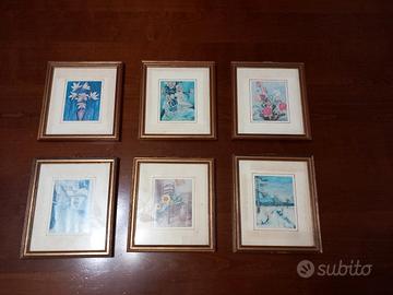 Lotto quadretti vintage 