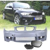 PARAURTI ANTERIORE BMW E81 E87 E82 04-13 LOOK 1M S