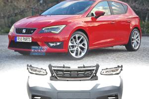 KIT PARAURTI ANTERIORE SEAT LEON 13-19 LOOK FR CON