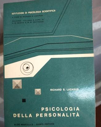 Libro Psicologia della personalità 