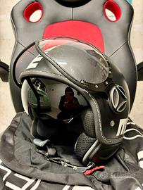 MOMO Design, Casco Moto Jet, FGTR Evo Nero