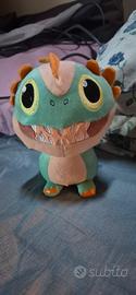 Peluche draghetto verde con ali