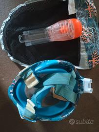 Maschera snorkeling Decathlon Easybreath XS con sa