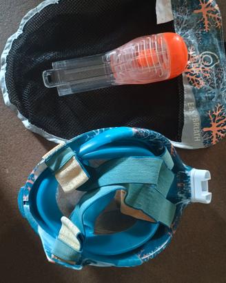 Maschera snorkeling Decathlon Easybreath XS con sa