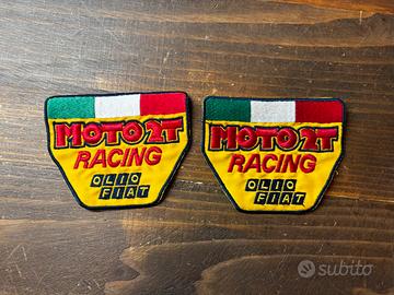 Coppia Toppe Vintage “Moto 2T Racing - Olio Fiat