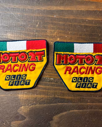 Coppia Toppe Vintage “Moto 2T Racing - Olio Fiat