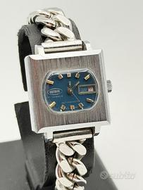 oberon tv swiss made vintage nos steel 26mm movime