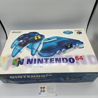 Nintendo 64 clear blue