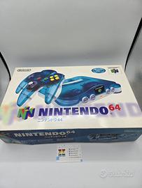 Nintendo 64 clear blue