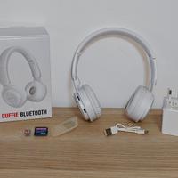Cuffie Bluetooth wireless bianche