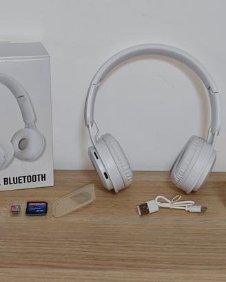 Cuffie Bluetooth wireless bianche
