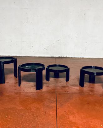 Set tavolini Cassina impilabili frattini