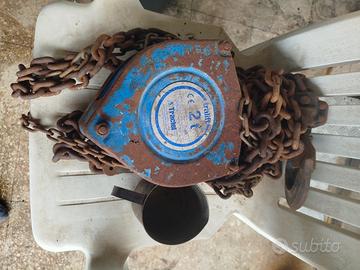 paranco a catena Tractel tralift 2T