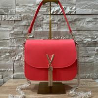 Borsa a Spalla con Tracolla Valentino Bags Corallo