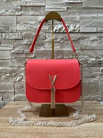 Borsa a Spalla con Tracolla Valentino Bags Corallo