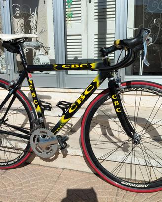 bici da corsa Shimano alluminio carbonio tg 52 CBC