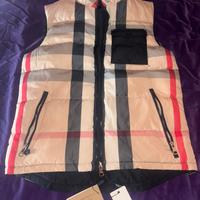SMANICATO BURBERRY GILET GIACCA CHALECO