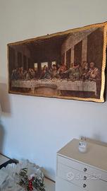 Quadro in legno ultima cena