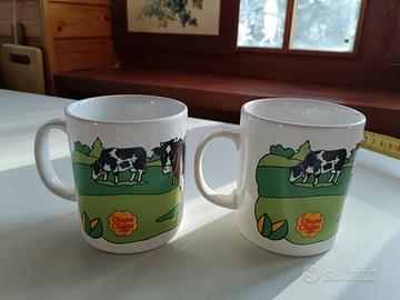 Coppia tazze mug chupa chups mucca